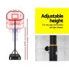 Everfit 2.1M Adjustable Portable Basketball Stand Hoop System Rim – White
