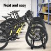 Weisshorn Stand Floor Bicycle Storage – Black, 6 Bike