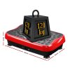 Everfit Vibration Machine Machines Platform Plate Vibrator Exercise Fit Gym Home – Red