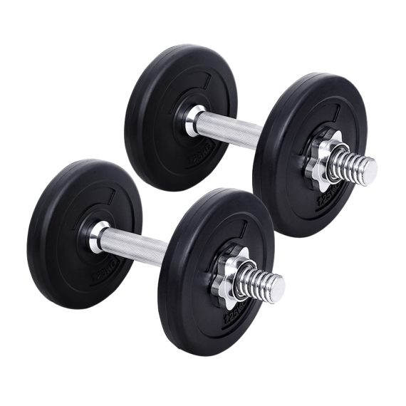 Dumbbells Dumbbell Set Weight Plates Home Gym Fitness Exercise – 10 KG