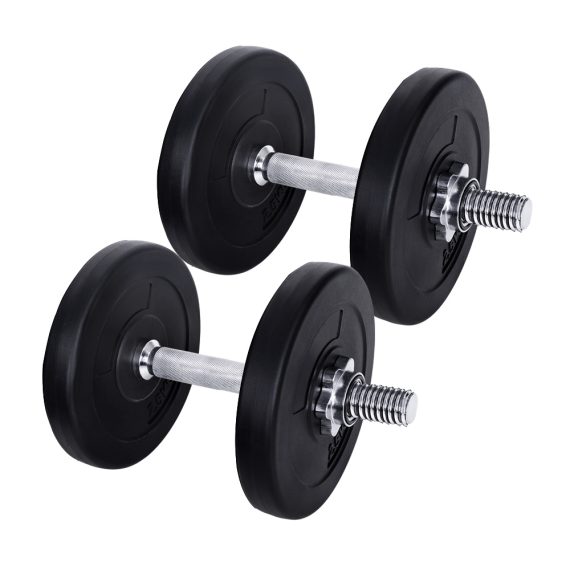Dumbbells Dumbbell Set Weight Plates Home Gym Fitness Exercise – 15 KG