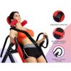 Everfit Gravity Inversion Table Foldable Stretcher Inverter Home Gym Fitness – Red