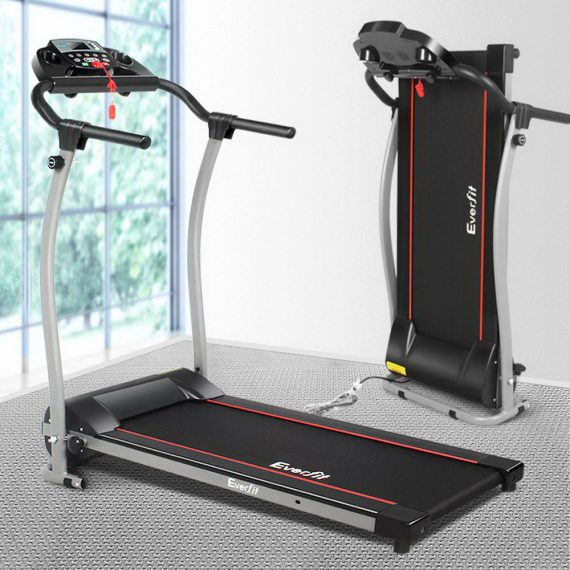 Everfit Treadmill Electric Home Gym Exercise Machine Fitness Equipment Physical – Run belt width: 34cm