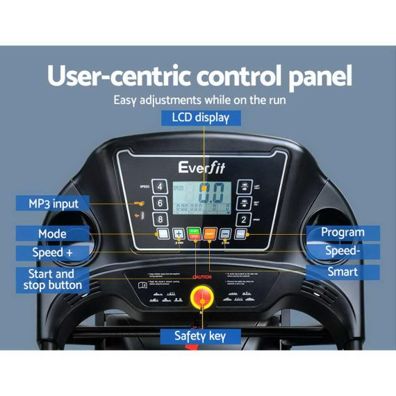 Electric Treadmill MIG41 40cm Running Home Gym Machine Fitness 12 Speed Level Foldable Design