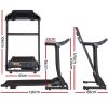 Everfit Electric Treadmill Incline Home Gym Exercise Machine Fitness 400mm – Model 1