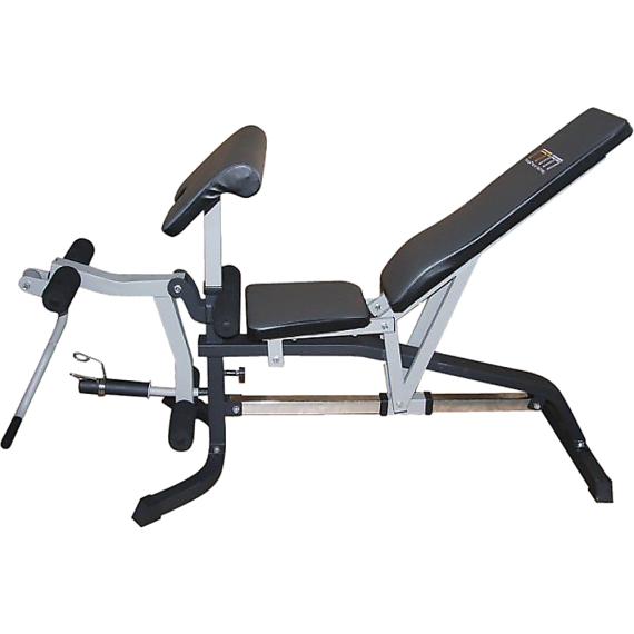 FID Flat Incline Decline Bench Press w/ Leg Extension