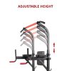 Power Tower Chin Up Bar Push Pull Up Knee Raise Weight Bench Gym Station