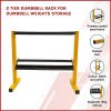2 Tier Dumbbell Rack for Dumbbell Weights Storage