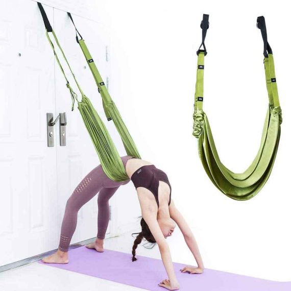 Fitness Yoga Strap Band Waist Trainer Leg Door Swing Adjustable Ballet Dancer