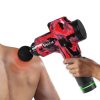 Massage Gun Electric Massager Vibration Muscle Therapy 4 Head Percussion
