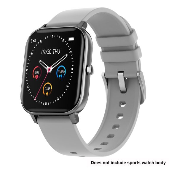 Smart Sport Watch Model P8 Compatible Wristband Replacement Bracelet Strap – Grey