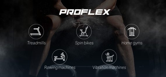 PROFLEX Electric Treadmill Auto Incline Foldable Run Machine 480MM Belt Home Gym Fitness Large
