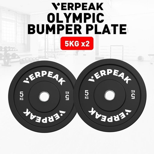 Black Bumper weight plates-Olympic (25kgx1) VP-WP-104-FP / VP-WP-104-LX