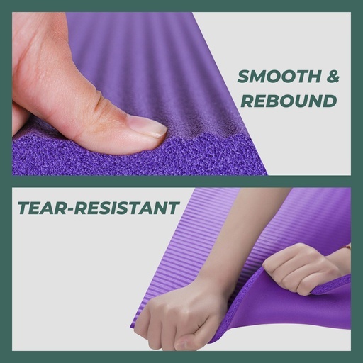 NBR Yoga Mat 1.5CM (Purple)