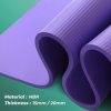 NBR Yoga Mat 2.0CM Purple VP-MT-125-AC