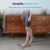 Digital Body Weight Bathroom Scale – Silver – 2 Pack