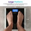 Digital Body Weight Bathroom Scale – Black – 2 Pack