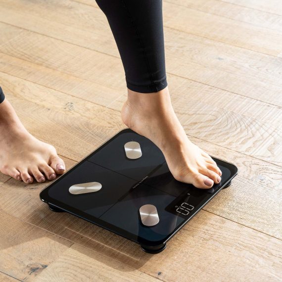Harmony Mat – Jade Green & Etekcity Scale for Body Weight and Fat Percentage – Black Bundle