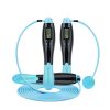 Digital Display Corded & Cordless 2 in 2 Fitness Skipping Jumping Rope(Blue)