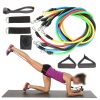 11Pcs/Set Pull Rope Belt Elastic Home Gym Fitness Exercise Resistance Band