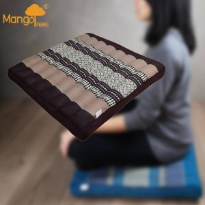 Thai Kapok Meditation Cushion Yoga Seat Brown