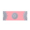 Foldable Yoga Mat Non-Slip Exercise Fitness Lightweight 1mm Thick Pink