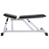 Workout Bench with Barbell and Dumbbell Set 60.5 kg