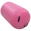 Inflatable Gymnastic Roll with Pump PVC – 100×60 cm, Pink