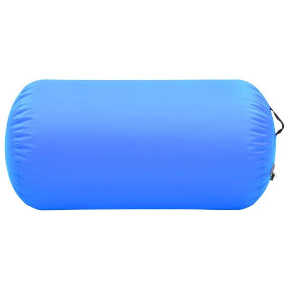 Inflatable Gymnastic Roll with Pump PVC – 120×75 cm, Blue