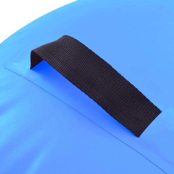 Inflatable Gymnastic Roll with Pump PVC – 120×75 cm, Blue