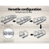 Stand Floor Bicycle Storage – Silver, 6 Bike