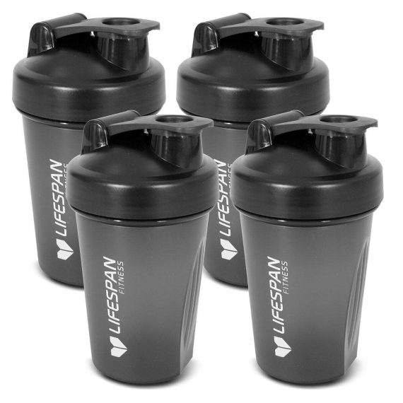 Lifespan Fitness Shaker Bottle (500ml, Black). – 4