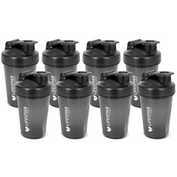 Lifespan Fitness Shaker Bottle (500ml, Black). – 8