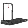Lifespan Fitness V-FOLD Treadmill with ErgoDesk Automatic Standing Desk 1500mm in Oak/Black