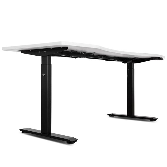 Lifespan Fitness Walkingpad M2 Treadmill with Dual Motor Automatic Standing Desk – 150 cm, Black and White