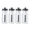 Reebok Water Bottle (500ml, Clear), Pack of 4