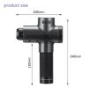 POWERFUL 6 Heads LCD Massage Gun Percussion Vibration Muscle Therapy Deep Tissue – Carbon