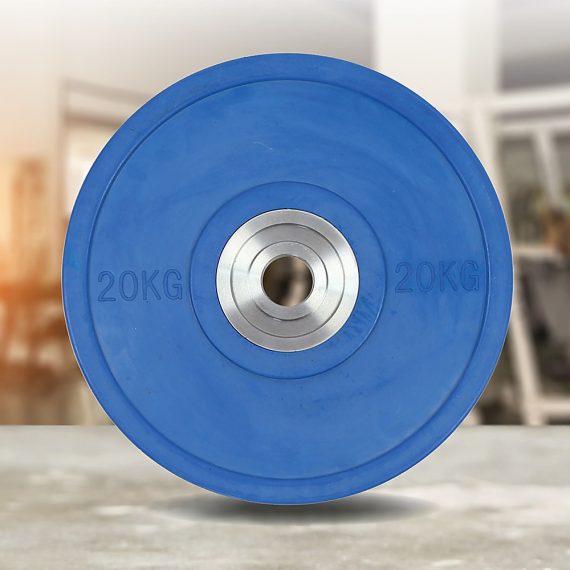 PRO Olympic Rubber Bumper Weight Plate – 20 KG