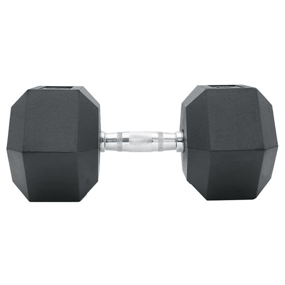 Commercial Rubber Hex Dumbbell Gym Weight – 20 KG