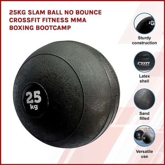 Slam Ball No Bounce Crossfit Fitness MMA Boxing BootCamp – 25 KG