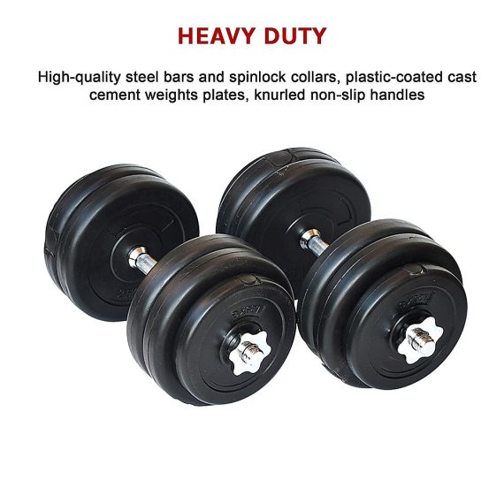 Dumbbell Adjustable Weight Set – 30 KG