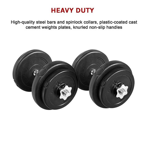 Dumbbell Adjustable Weight Set – 20 KG