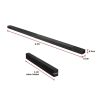 2.2m Gymnastics Folding Balance Beam Synthetic Suede – Black