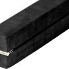 2.2m Gymnastics Folding Balance Beam Synthetic Suede – Black