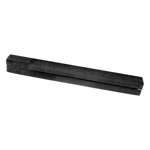 2.2m Gymnastics Folding Balance Beam Synthetic Suede – Black