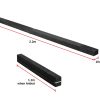 2.2m Gymnastics Folding Balance Beam Synthetic Suede – Black