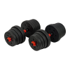 Adjustable Rubber Dumbbell Set Barbell Home GYM Exercise Weights – 30 KG