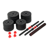 Adjustable Rubber Dumbbell Set Barbell Home GYM Exercise Weights – 30 KG