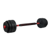 Adjustable Rubber Dumbbell Set Barbell Home GYM Exercise Weights – 40 KG