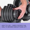 48kg Powertrain Adjustable Dumbbell Home Gym Set